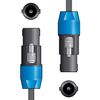qtx 1.5 m SPK Plug to SPK Plug Speaker Lead - Black
