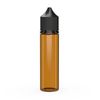 CHUBBY GORILLA 60ML V3 AUTHENTIC PET Bottles (5pack) AMBER BOTTLE/BLACK LID
