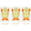 Clear Chick Shaped Easter Eggs 3 Fillable Treat Containers