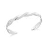 Tuscany Silver Women's Sterling Silver Twisted Torque Bangle