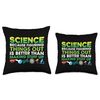 Figuring Things Out I Funny Science Themed I Science Throw Pillow