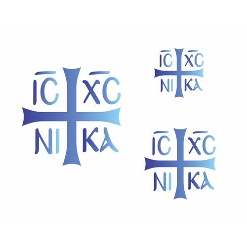 Stencils by Joanie Orthodox IC XC NI KA Christian Cross Symbol Stencil Faith Family Jesus Christ Conquers DIY Signs Craft Reusable 7 mil Mylar