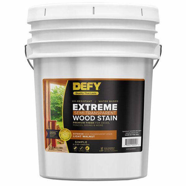 DEFY Extreme Wood Stain Light Walnut 5gal