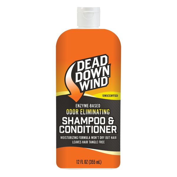 Dead Down Wind Shampoo & Conditioner 12 oz Unscented Hunting Scent Eliminators