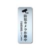 Security Camera In Operation, Plate Style, Mincho Body, Magnetic Type/Sticker Type (Silver (Magnet Type), M Size)