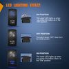 Nilight NAV/ANC Rocker Switch 7Pin Navigation Anchor Lights Toggle Switch DPDT