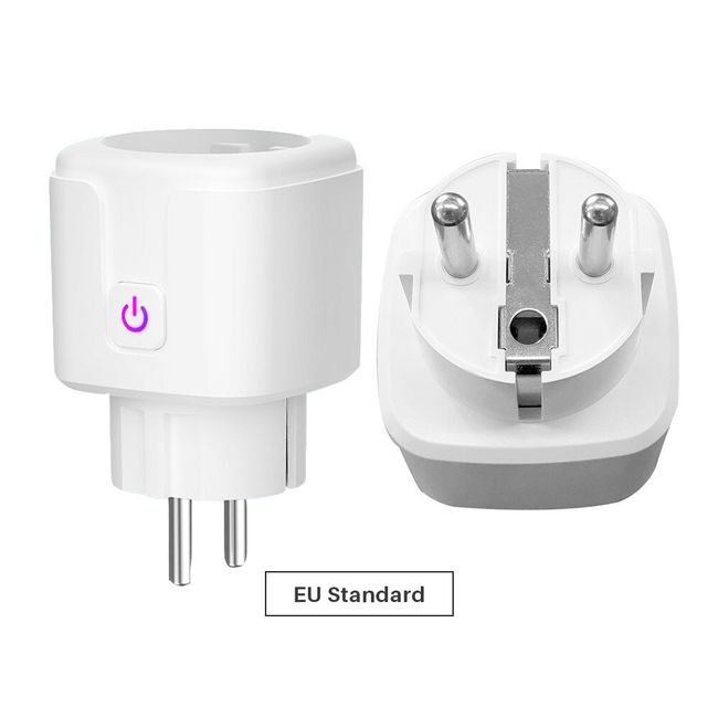 EU Smart Wifi energy Power meter Plug with Power Monitor Smart Home Wifi  Wireless Socket Outlet Works wattmeter
