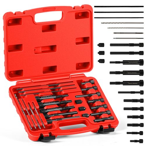 YSSNIUTOOL 22PCS Glow Plug Removal Tool Set. Glow Plug Removal Tool Kit High Hardness Glow Plug Removal Tools. Glow Plug Extraction Kit for M8 & M10.Glow Plug Electrodes Removal Tool