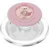 Just One More Chapter Pink Skeleton Reading Book Cute PopSockets PopGrip for MagSafe