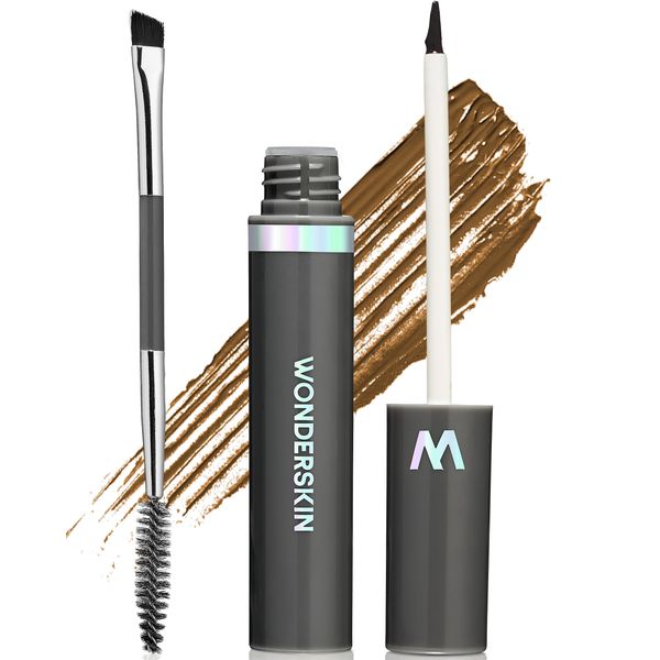 Wonderskin Dream Brow Augenbrauengel, Langanhaltendes Augenbrauengel, Wasserfest, Übertragungssicher, Getönte Augenbrauen-Mascara (Blond)