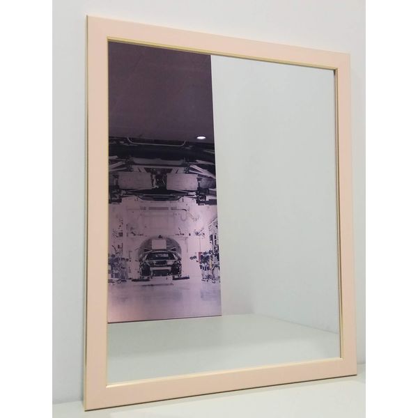 Blush New Mirror Bedroom Bathroom Hallway 50X40cm