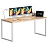 55" Modern Computer Desk Home Office Student Study Writing Workstation Natural