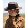 WALKER AND HAWKES - Wax Belmont Aussie Outback Hat - Brown - Medium