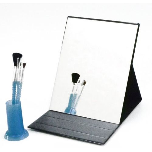 Mirror Tabletop Mirror Triple 2-Folds 折立 W – 5 Black