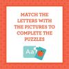 Petit Collage Matching Alphabet Two-Piece Puzzles