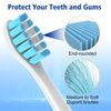 OralClass Replacement Toothbrush Heads Compatible with Sonicare Electric Toothbrushes, Medium to Soft Electric Brush Head Refills Fit for Philips Sonic Care Click on Handles, 8 Pack