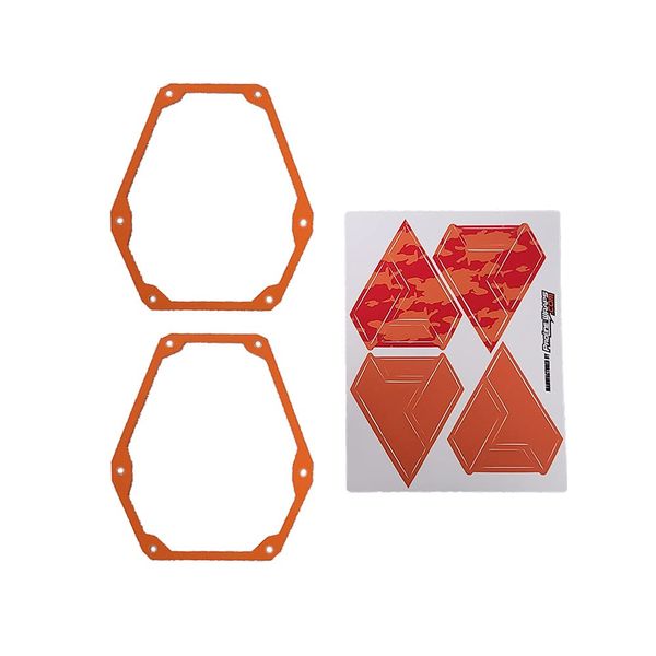Assault Industries 101005SM1207-Aviator Mirror Color Bezel Kit- OR