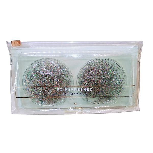 Hello Crush So Refreshed Cooling Gel Glitter Spa Eye Mask Masks For Puffy Eyes