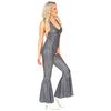 Widmann 05012 70s Disco Jumpsuit, Solid, Multi-Coloured, M