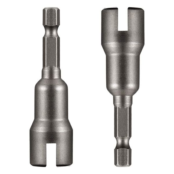 2 PCS Nut Driver Wing Nut Driver Drill Bit Socket Wrenches Tools Set Wing Nut Spanner for Panel Nuts Screws