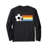 Rainbow Colors Soccer Long Sleeve T-Shirt