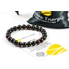 AmbreEnergie Baltic Amber Bracelet for Adults (Men and Women) on Elastic Band - 18cm - Handmade from Genuine Baltic Amber Beads, 18 centimetres, Stone