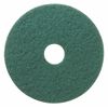 Scrubbing Pad, Green, Size 11", Round, PK5