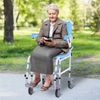 Personal Mobility Assist Commode Shower Transport Medical Rolling Chair