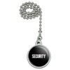 Graphics & More Security Ceiling Fan and Light Pull Chain