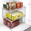 2-Pk Stackable Storage Shelf Stand - Foldable Organizer Rack for Kitchen, Pantry