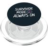 Thyroid Removal Survivor Mode PopSockets PopGrip for MagSafe