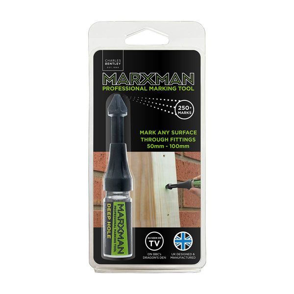 Marxman Deep Hole Chalk Non- Permanent DIY Marking Tool Pen