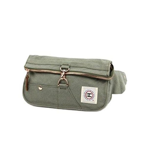 Daily necessities waist bag Related product Edo canvas 2-way waist bag carefully finished by Edo's stylish craftsmen, Made in Japan eh-005 Khaki