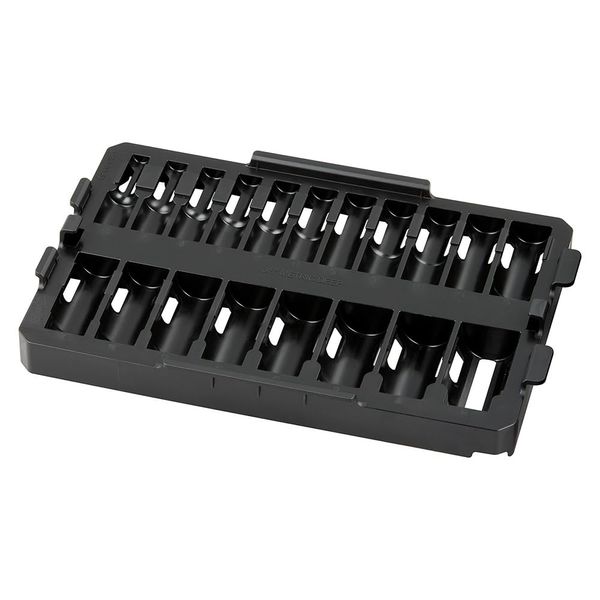 Milwaukee Electric - Impact Socket 3/8. DR 19PC MM Tray ONLY