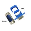 CompuCablePlusUSA.com DB9 IDC Metal Shell Serial Connector Adapters for Ribbon Cable (6 PC/Pack) (DB9 Male)