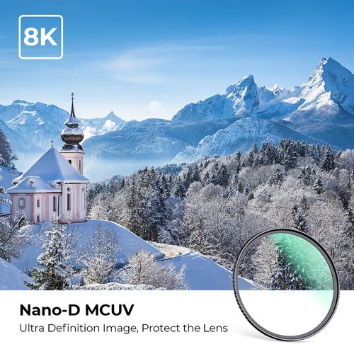 K&F Concept D-Series 62 mm MCUV Pro UV Filter Slim MC UV Protection Filter Ultraviolet Filter