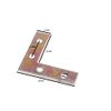 10 x Flat Corner Brace Angle Brackets 50MM (2 inch) YZP Steel