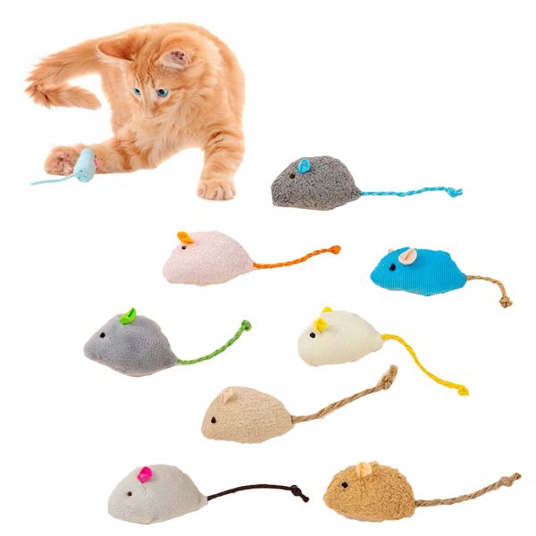 Rouly Cat Toy, Play Alone, Prevent Loneliness, Brush Teeth, Relieve Lack of Exercise (8 Pack)