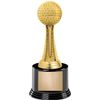 7" Sports Golf Ball Award On Round Trophy Base