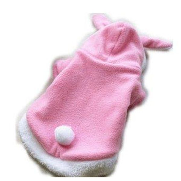 Cozy Bunny Cat Hoodie - Warm And Adorable Pet Cat Clothes - Pink / S