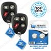 2x Keyless Entry Remote Key Fob for 2001-2004 Corvette C5 KOBLEAR1XT 25695954