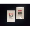 911 Help Now Personal Alarm with keychain and LED light TWO PACK
