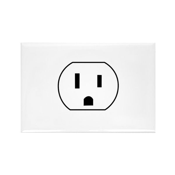 CafePress Electrical Outlet Rectangle Magnet (10 Pack) Rectangle Magnet, 2"x3" Refrigerator Magnet (10 pack)