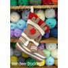 Knitting by Post Knitting Pattern Reindeer Stocking from