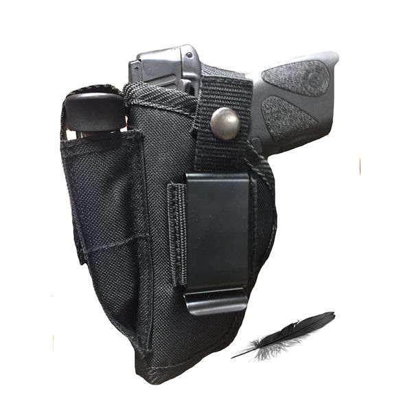 Fits Ruger EC9s Has Soft Nylon, Inside or Outside The Pants Gun Holster.