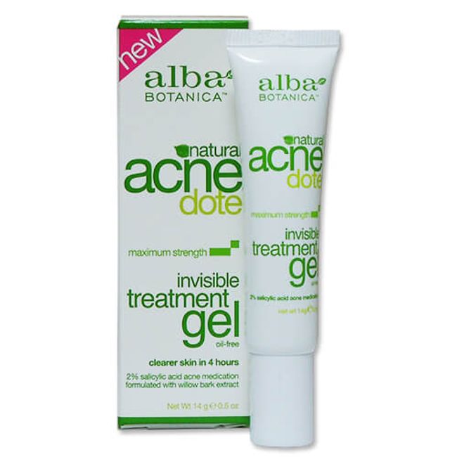 Alba Botanica [Acne Care] Intensive Treatment Gel 14g Alba Botanica Acne Dote Invisible Treatment Gel