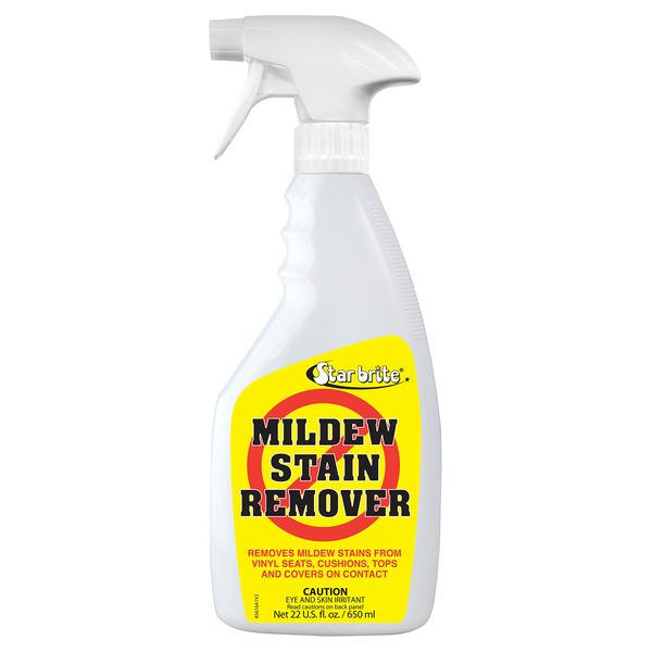 STAR BRITE Liquid Mold & Mildew Stain Remover + Cleaner – Removes Stains on Contact - 22 OZ (085616SS), Wood