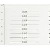 NHW-25 Microscope Scale Sheet Gauge Line Width Gauge