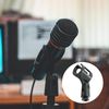 2pcs universal microphone holder clip adjustable microphone clip mounting bracket, suitable for handheld microphone recording condenser microphone