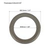sourcing map Air Compressor Compression Piston Ring, Universal Air Compressor Replacement Part 63.6mm OD 48mm ID 1mm Thickness, Dark Green